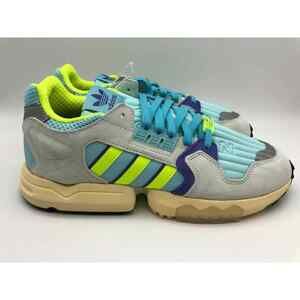 Adidas Originals ZX Torsion Clear Aqua/Solar/Yellow Men's EF4343 Size 10 NWT🛒